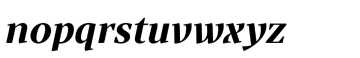 Intermedial Slab Classic Bold Italic Font LOWERCASE