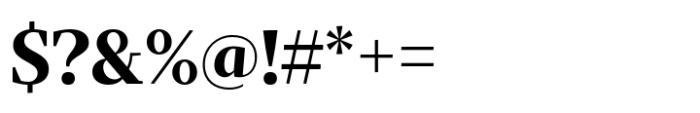 Intermedial Slab Classic Bold Font OTHER CHARS