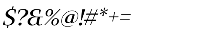Intermedial Slab Classic Medium Italic Font OTHER CHARS