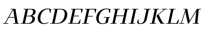 Intermedial Slab Classic Medium Italic Font UPPERCASE