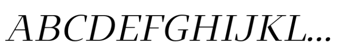 Intermedial Slab Classic Regular Italic Font UPPERCASE