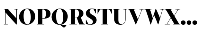 Intermedial Slab Didone Black Font UPPERCASE
