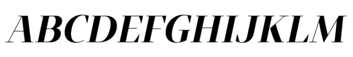 Intermedial Slab Didone Bold Italic Font UPPERCASE