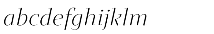 Intermedial Slab Didone Light Italic FONT