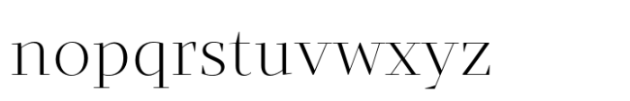 Intermedial Slab Didone Light Font LOWERCASE