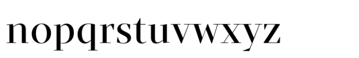 Intermedial Slab Didone Medium Font LOWERCASE