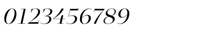 Intermedial Slab Didone Regular Italic Font OTHER CHARS