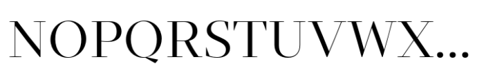 Intermedial Slab Didone Regular Font UPPERCASE