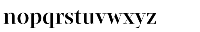 Intermedial Slab Didone Semibold Font LOWERCASE