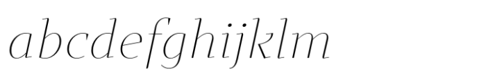 Intermedial Slab Didone Thin Italic FONT