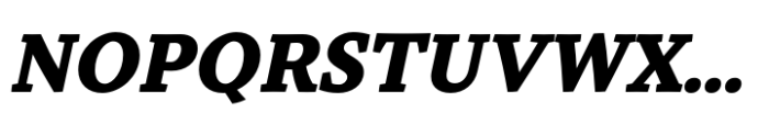 Intermedial Slab Reliable Black Italic Font UPPERCASE