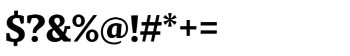 Intermedial Slab Reliable Bold Font OTHER CHARS