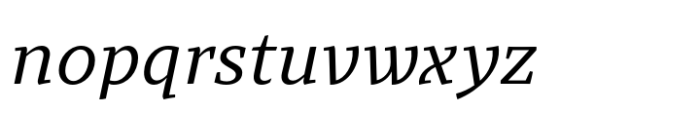 Intermedial Slab Reliable Regular Italic Font LOWERCASE