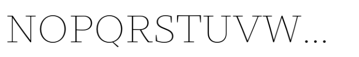 Intermedial Slab Reliable Thin Font UPPERCASE