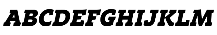Intermedial Slab Solid Black Italic Font UPPERCASE
