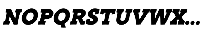 Intermedial Slab Solid Black Italic Font UPPERCASE