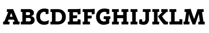Intermedial Slab Solid Bold Font UPPERCASE
