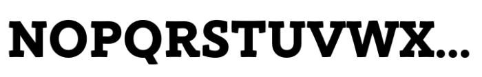 Intermedial Slab Solid Bold Font UPPERCASE