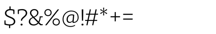 Intermedial Slab Solid Light Font OTHER CHARS