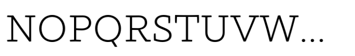 Intermedial Slab Solid Light Font UPPERCASE