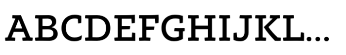 Intermedial Slab Solid Medium Font UPPERCASE