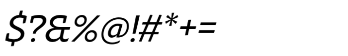 Intermedial Slab Solid Regular Italic Font OTHER CHARS