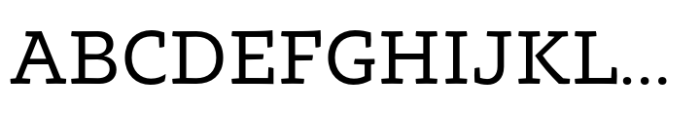 Intermedial Slab Solid Regular Font UPPERCASE