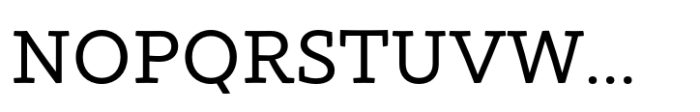 Intermedial Slab Solid Regular Font UPPERCASE