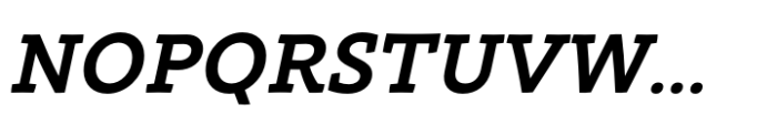 Intermedial Slab Solid Semibold Italic Font UPPERCASE