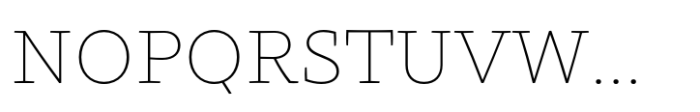 Intermedial Slab Solid Thin Font UPPERCASE