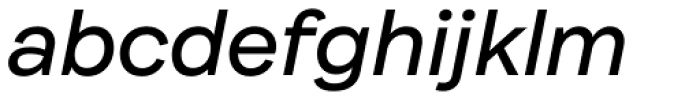 Internacional Regular Italic Font LOWERCASE