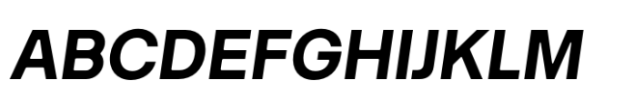 Interspan Bold Italic Font UPPERCASE