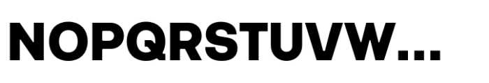Interspan Heavy Font UPPERCASE