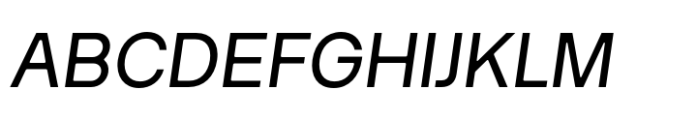 Interspan Italic Font UPPERCASE