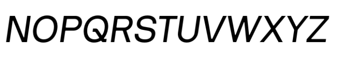 Interspan Italic Font UPPERCASE