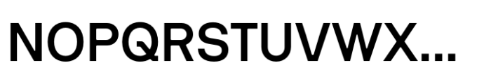 Interspan Medium Font UPPERCASE