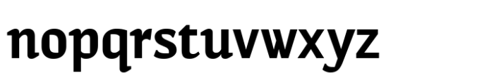 Intervention Black Font LOWERCASE