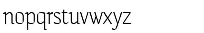 Intervention Thin Font LOWERCASE