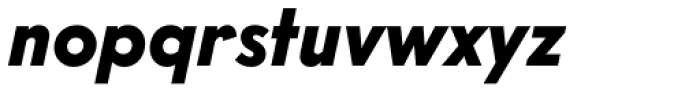 Intervogue Alt Black Oblique Font LOWERCASE