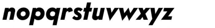 Intervogue Black Oblique Font LOWERCASE