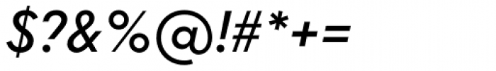 Intervogue Medium Oblique Font OTHER CHARS