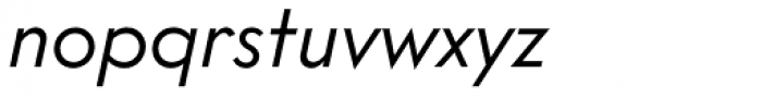 Intervogue Regular Oblique Font LOWERCASE