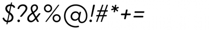 Intervogue Soft Regular Oblique Font OTHER CHARS