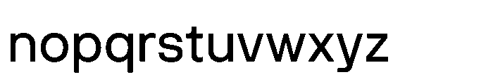 Intevia Book Font LOWERCASE