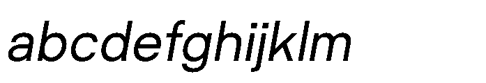 Intevia Italic FONT