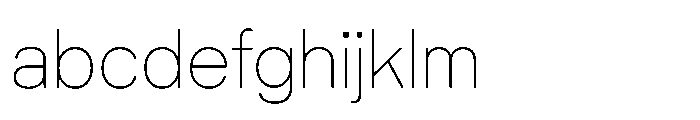 Intevia Thin FONT