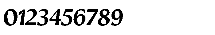 Intonare Black Oblique Font OTHER CHARS