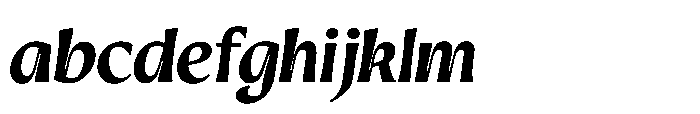 Intonare Black Oblique FONT