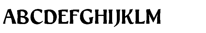 Intonare Black Font UPPERCASE