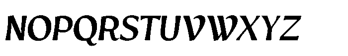 Intonare Bold Oblique Font UPPERCASE